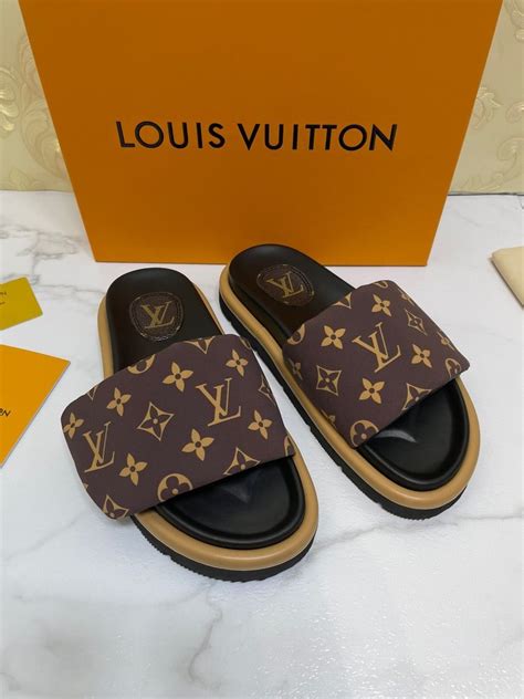 lv slides white|louis vuitton puffer slides.